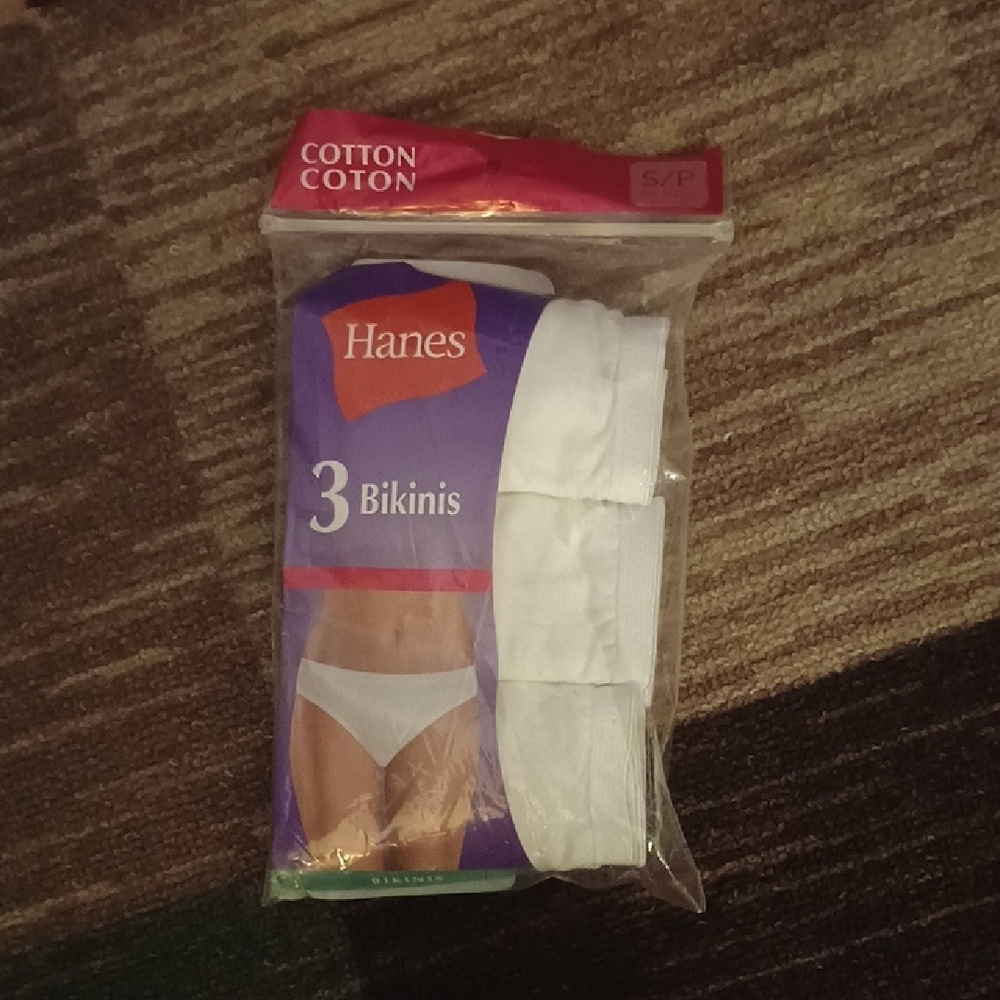 Hanes Men's White Bikinis - 3 Pack
